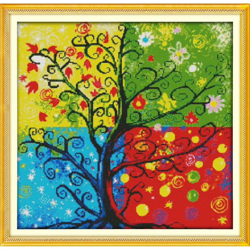 Everlasting Love The Money Tree (3) китайский набор крестиков экологичный хлопок 11CT
