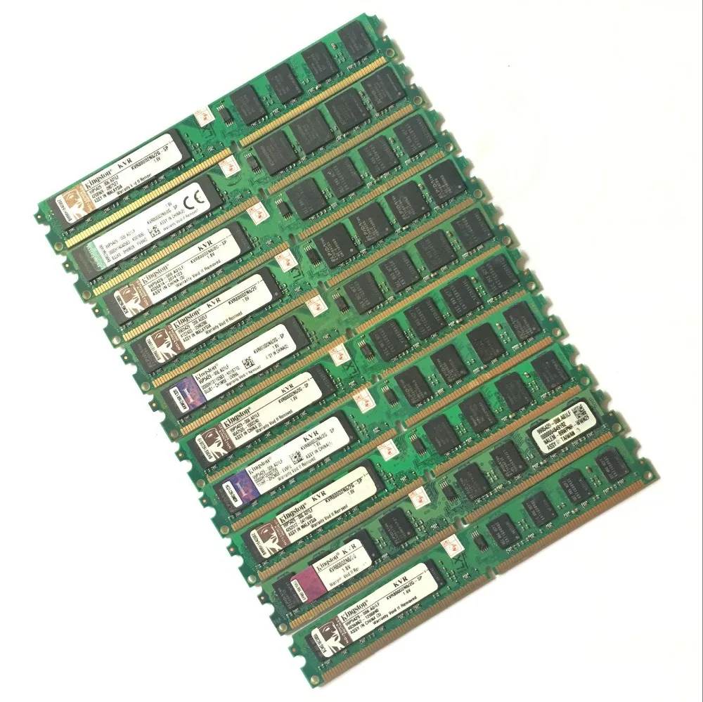 Kingston Настольный память 1 Гб 2 ГБ 4 ГБ DDR2 533 667 800 МГц PC2-5300 6400U ПК Оперативная память 800 6400 2G 240-pin