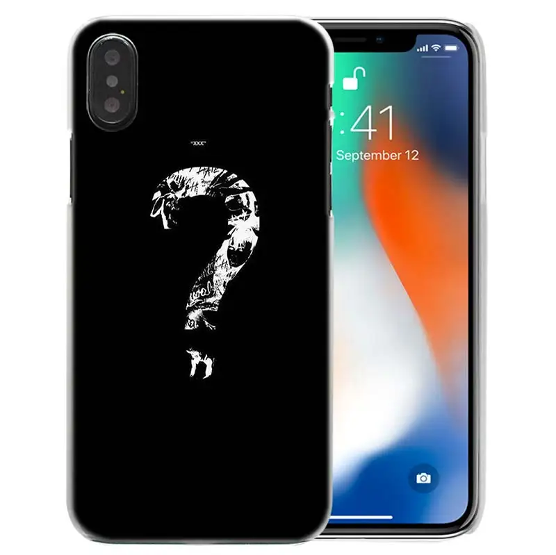 Чехол для iPhone XS Max XR X 10 7 7S 8 6 6S Plus 5S SE 5 4S 4 5C 11 Pro пластиковый жесткий компьютер Coque чехол для телефона Rap Singer XXXTentacion