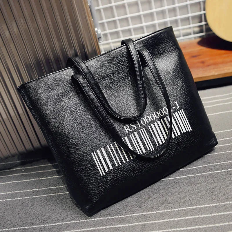 

Fashion fashion 2019 women's shoulder bag big bag large capacity brief all-match casual handbag