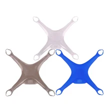Silicone Caso Capa Protetora À Prova de Poeira-resistente A Riscos para DJI Fantasma 4 Zangão Corpo