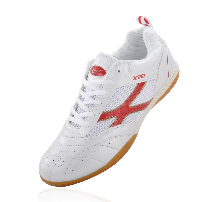 Badminton Shoes For Men Rubber Sole Women Pingpong Shoes Breathable Table Tennis Shoes Men Anti-Slip Women Volleyball Sneakers - Цвет: White Red