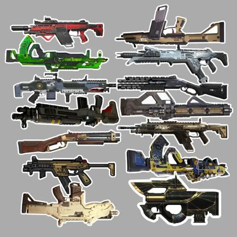 56 шт./лот граффити APEX Legends Game Hero крутые наклейки Скрапбукинг мотоцикл ноутбук