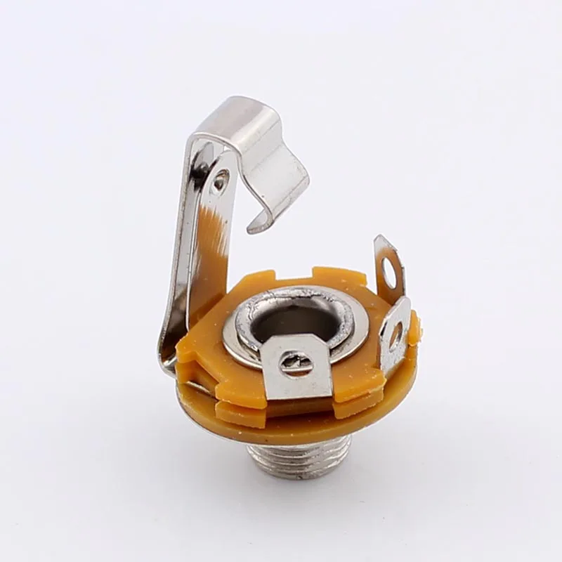 30pcs/lot 6.5 Sophomore Metal Socket Connector Plug Can Be Fixed Mono Switch Microphone Jack | Обустройство дома