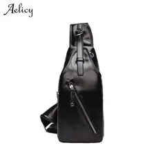 Aelicy, бостонские сумки, сумка-мессенджер, 3 цвета, искусственная кожа, мужские сумки на плечо, повседневные Функциональные мужские нагрудные сумки, слинг, сумка для мужчин