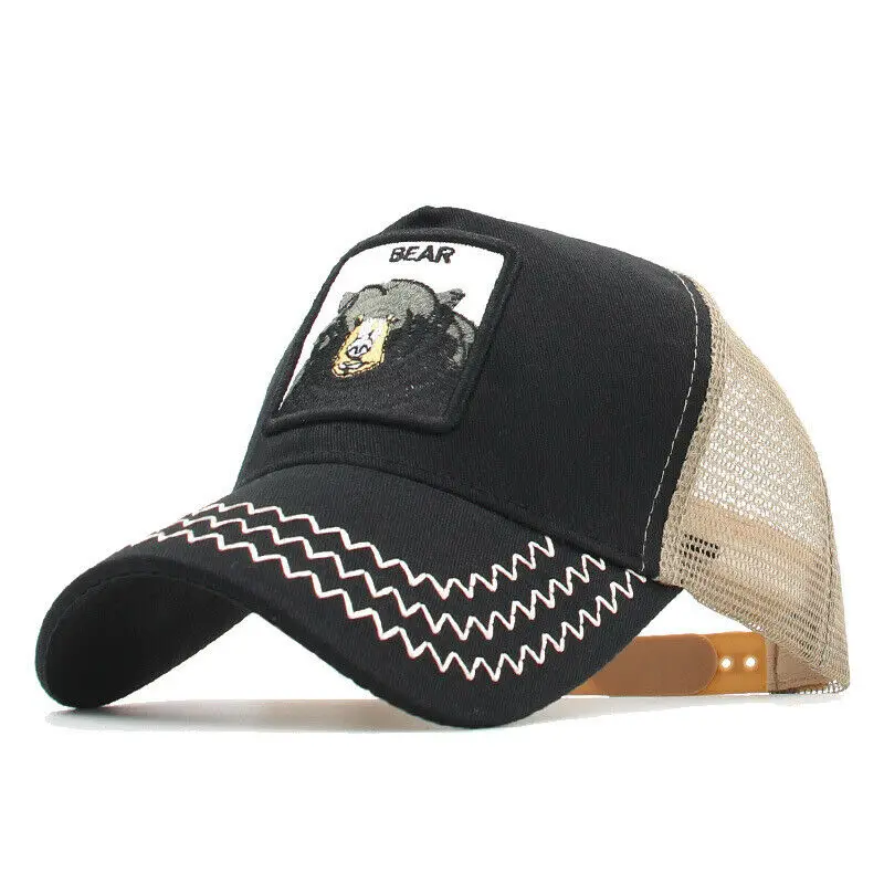 Mesh Trucker Повседневная бейсбольная Регулируемая бейсбольная кепка для мужчин - Цвет: 10