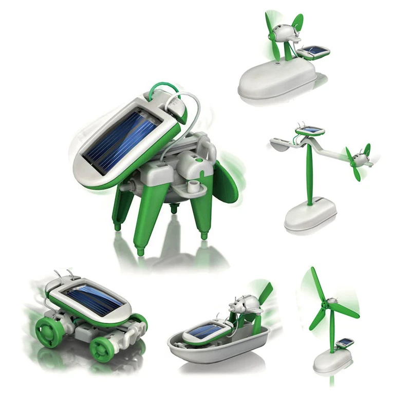 solar science robot kit 6 in 1