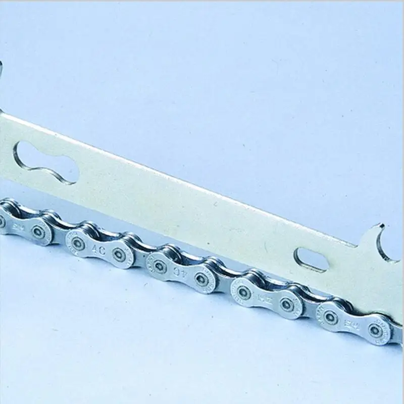 Sale 1Pcs sliver Bike Chain Wear Indicator Bicycle Repair Tools Cycling Chain Checker Kits Bicycle Accessories 2