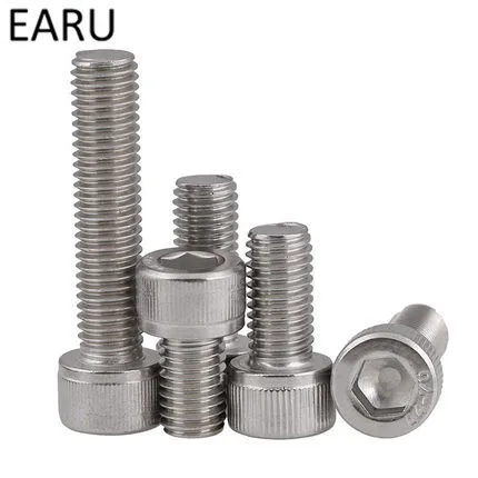 Stainless Steel 316 DIN912 Standard Hexagon Hex Socket Cup Head Screws Bolts M2*4/5/6/8/10/12mm F | Обустройство дома