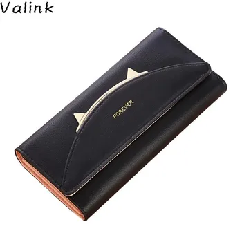 

Valink 2020 New Women Pu Leather Long Wallet Card Holders Handbag Wallet Women Dollar Price Designer Pouch Carteira Feminina