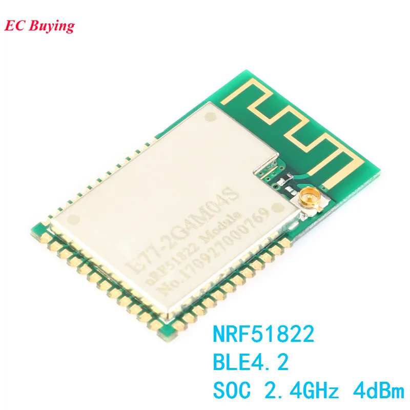 NRF51822 беспроводной модуль Bluetooth BLE4.2 SOC макетная плата 2 4 ГГц дБм DIY Электронный