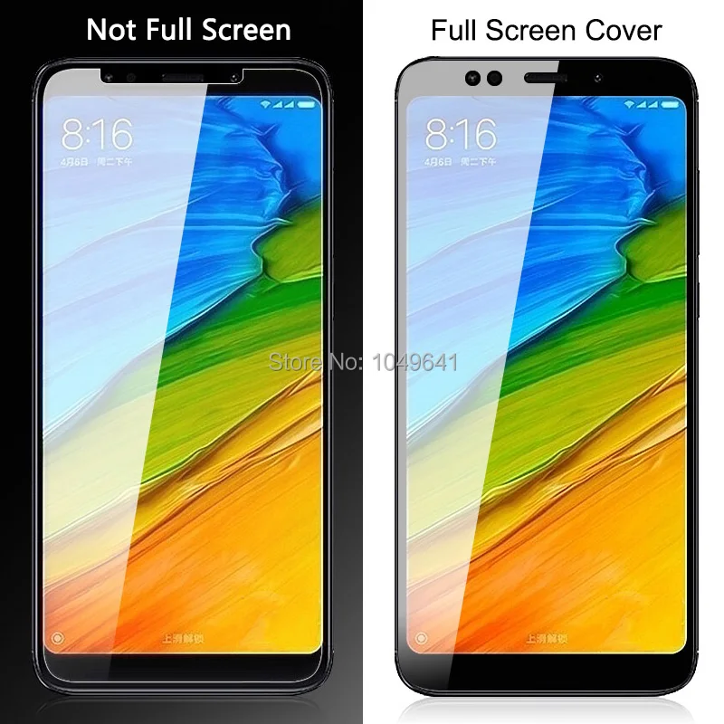 KXM1290_4_2D Full Screen Covered Explosion-proof Tempered Glass Film for Xiaomi Redmi 5 Plus 5.99 inch