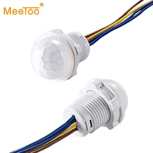 Mini dolap PIR sensör dedektörü akıllı anahtar 110V 220V LED PIR kızılötesi hareket sensörü algılama otomatik sensörlü ışık anahtarı