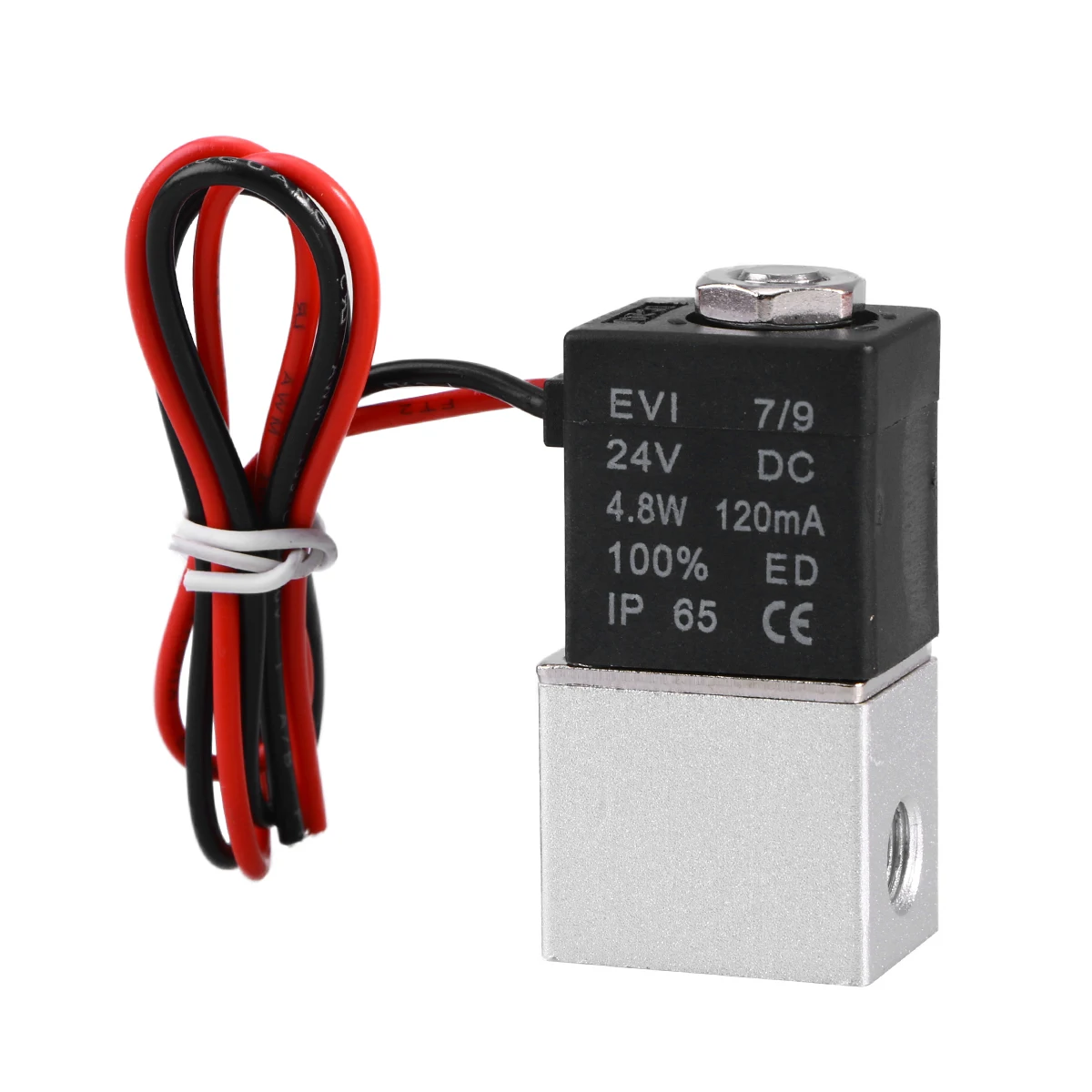 

DC 24V 1/4 Inch 2-way 2-position BSP 2V025-08 Air Direct Acting Normally Closed Solenoid Valve Pneumatic Valve for Air Gas Water