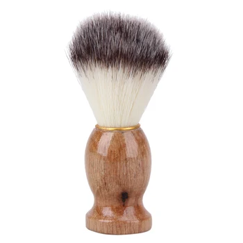 

Badger Hair Men's Shaving Brush Barber Salon Men Facial Beard Cleaning Appliance Shave Tool Razor Brush with Wood Handle for men