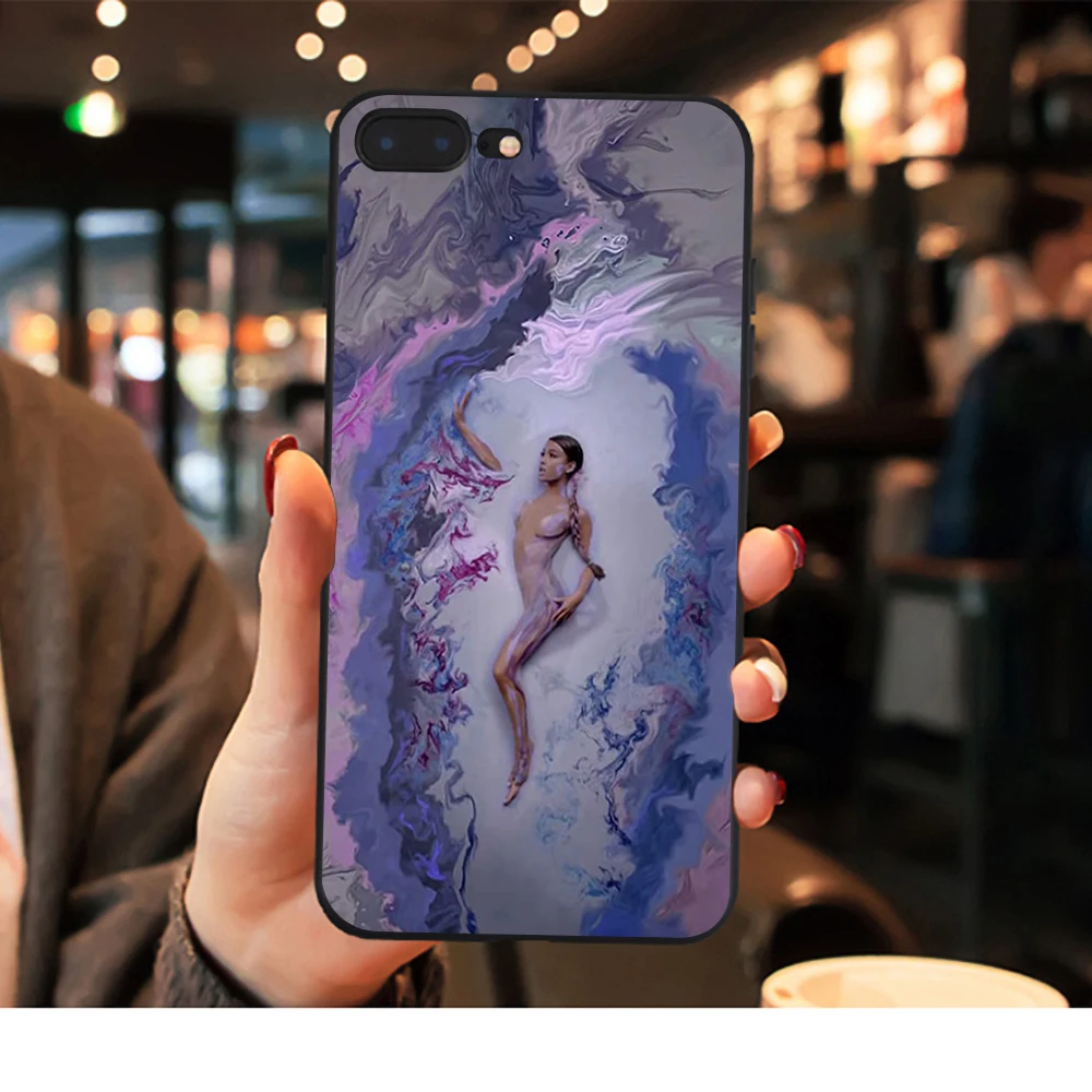 Ariana Grande God is a woman чехол для телефона для iphone X XR XS Max 8 7 6s 6 Plus 5S God is a woman черный мягкий силиконовый чехол для iphone x