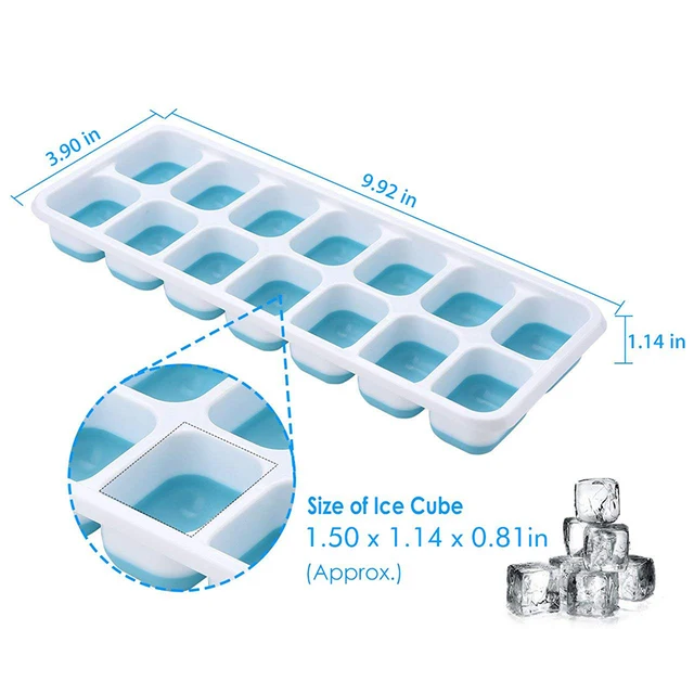 Plastic Ice Cube Tray Package Of 5