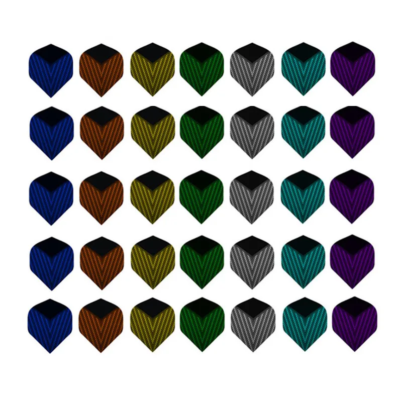 

MRTNAN 6/21/35pcs 7 styles 2D Cool Standard Dart Flights Nice Darts Flight Outdoor Wing Tail Mixed Pattern