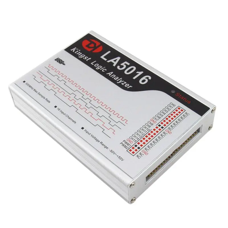 USB логический анализатор LA5016/частота выборки 500 м/16 канальный полный