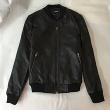 Куртка из коровьей кожи для мужчин и женщин, модная короткая стильная тонкая куртка из натуральной кожи, мотоциклетная куртка из воловьей кожи