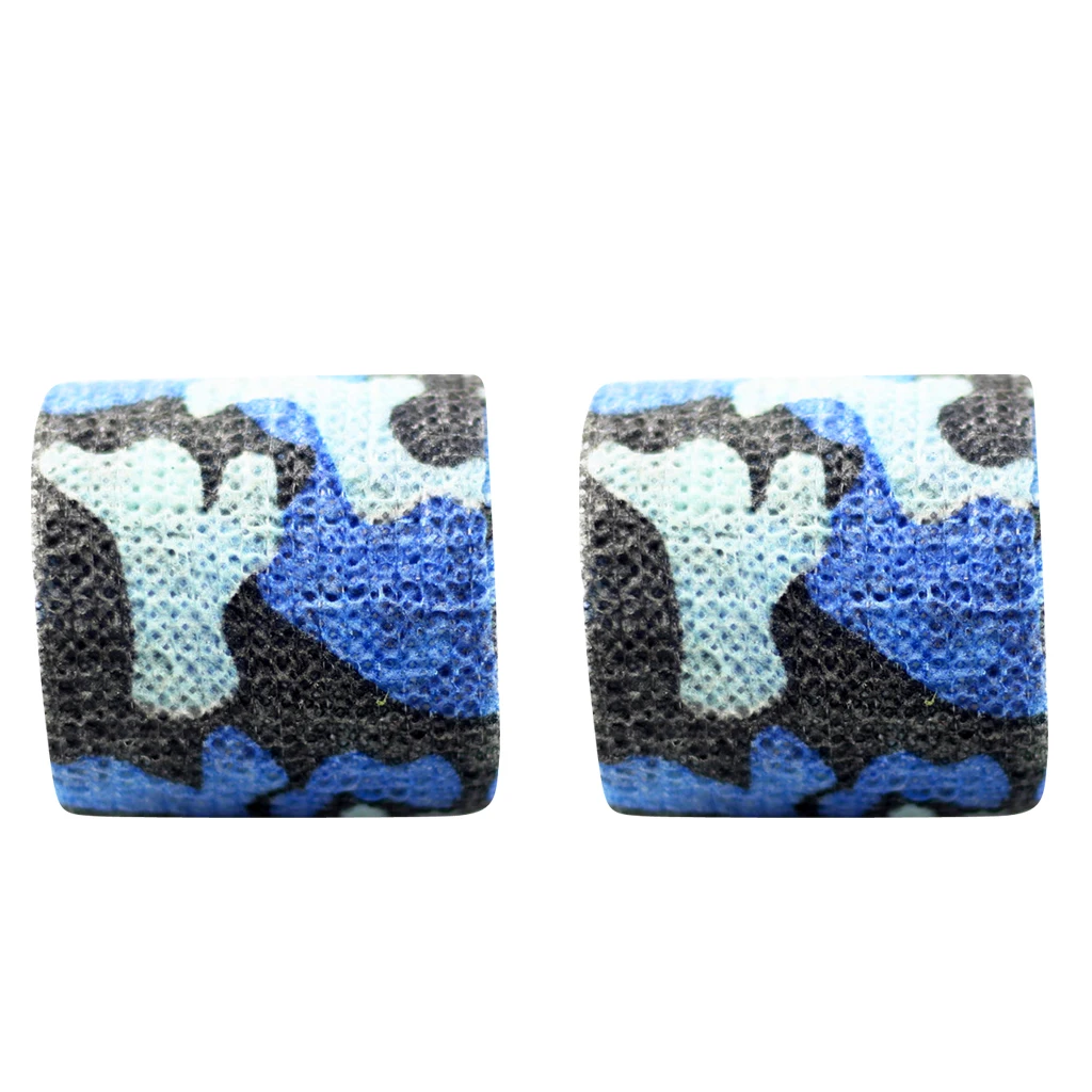 2 Pieces Self-adhesive Wrist Ankle Joints Wrap Bandage Tape Navy Camo High Quality non-woven fabric self adhesive bandage