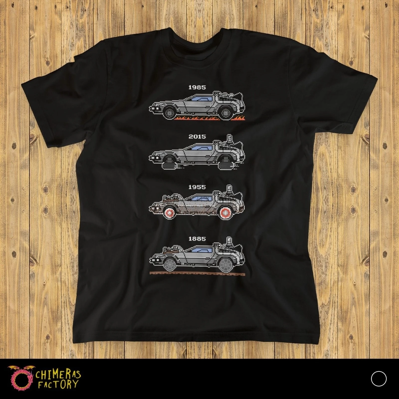 

88MPH UNISEX T-SHIRT Back To The Future Tribute Delorean Pixel women tshirt