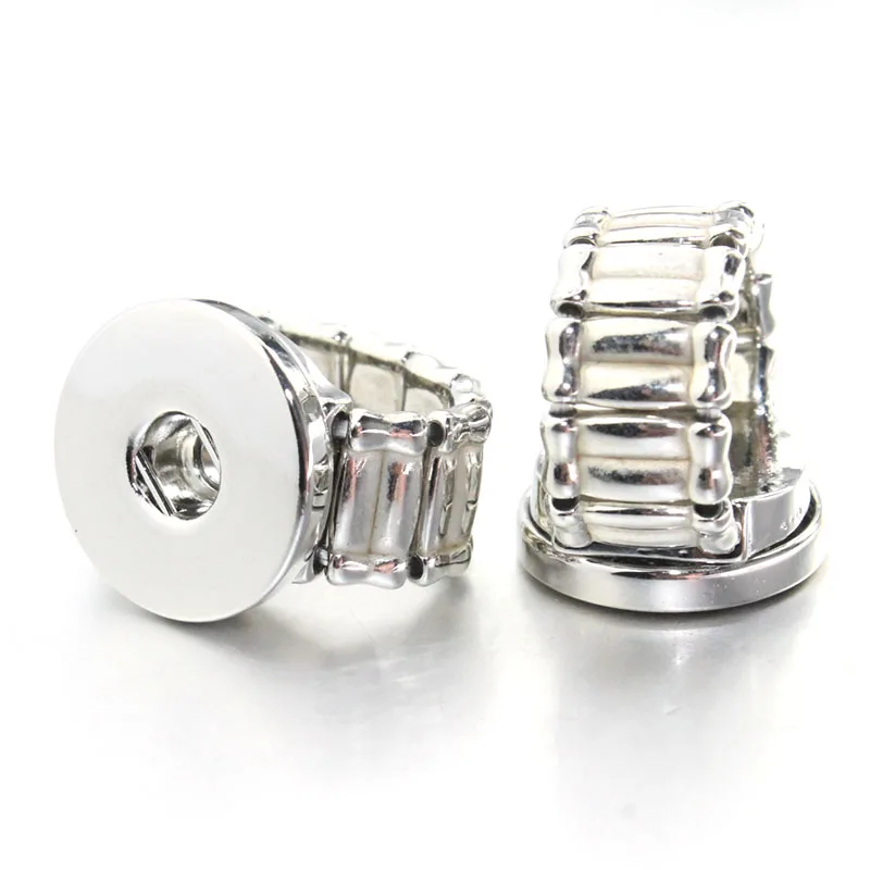 Buy Elegant Round Metal Snap Rings Trendy Flexible Fit