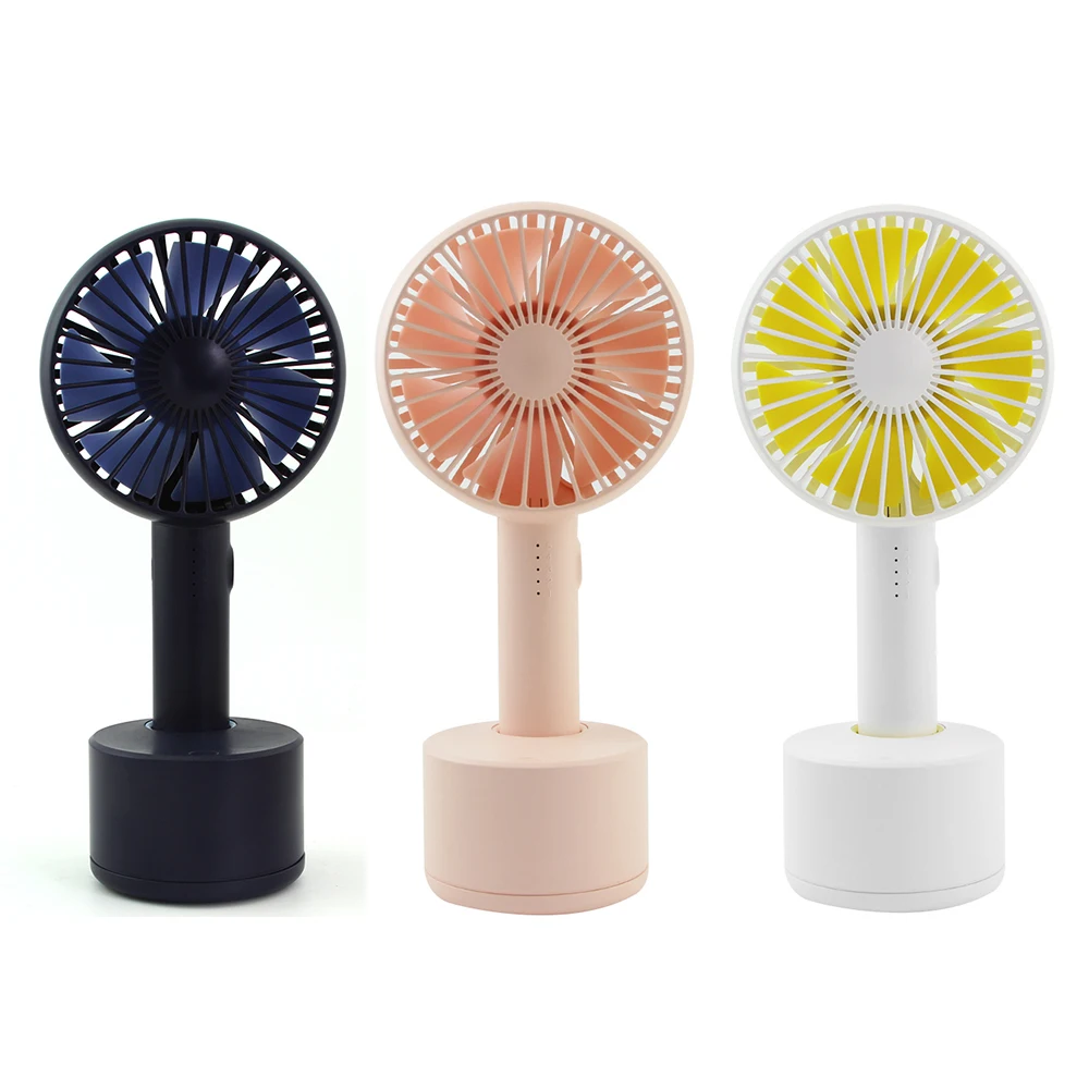 Mini USB Cooling Shaking Head Fan Rechagable Cooler Gadget Ventilador Electronic Fan Handheld 5 Speeds Portable Office Gadgets