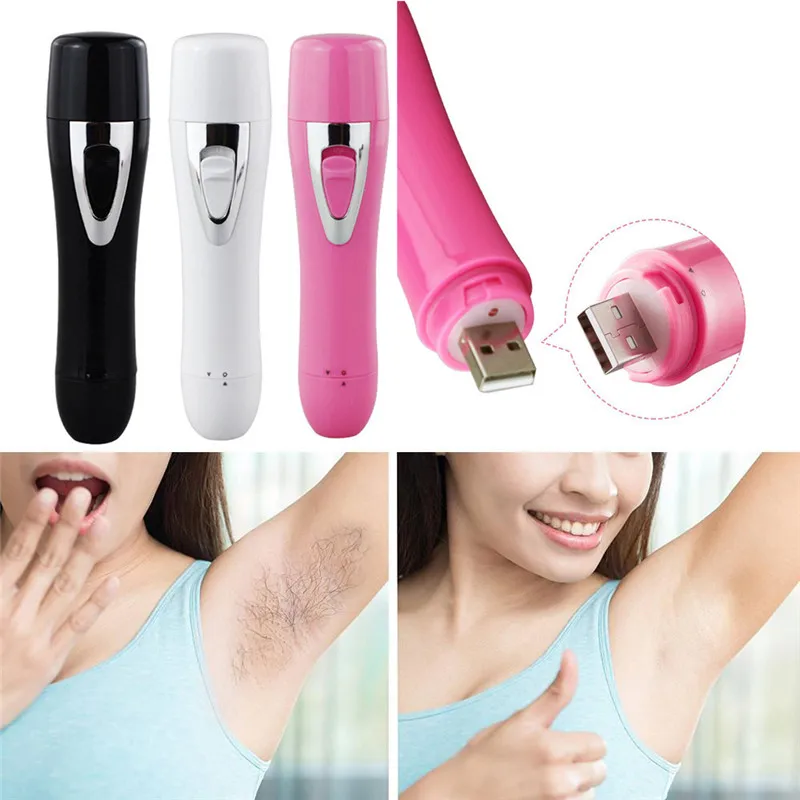 4 In 1 Electric Epilator Mini Lady Armpit Hair Shaver Travel Bikini