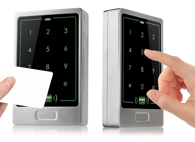RFID IP65 Водонепроницаемый доступа Управление Touch Металл Клавиатура Автономный 125 кГц карта считывания кода для двери Система контроля