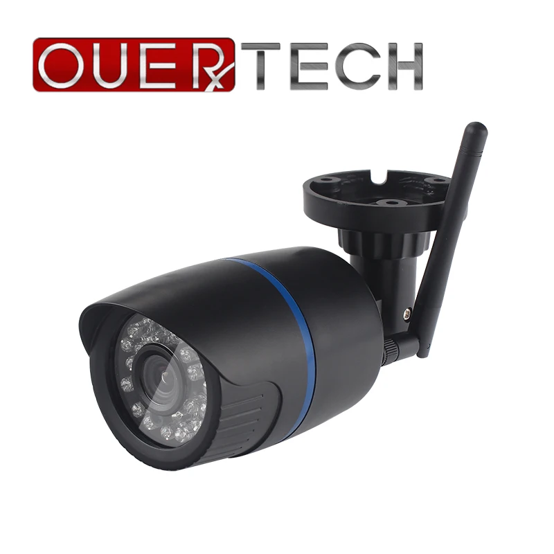  OUERTECH Wifi IP Camera 720P 960P 1080P WIFI Wired ONVIF P2P CCTV Bullet Outdoor Camera With SD Car - 32862105476