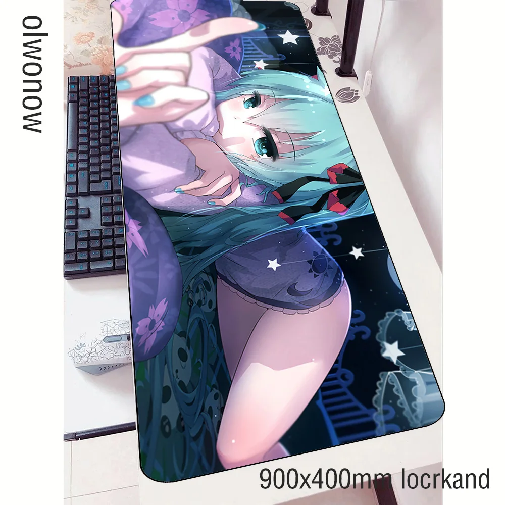  anime mouse pad gamer office 90x40cm notbook mouse mat gaming mousepad large xl pad mouse PC desk p