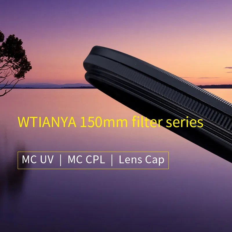 Серия WTIANYA CAMDIOX 150 мм фильтр многослойное покрытие MC UV C Polarizer CPL ND1000 nd 3 0 крышки