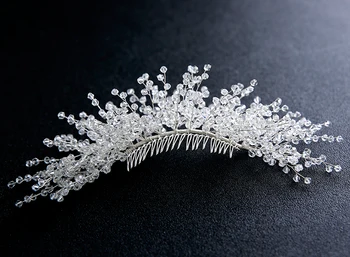 

Bride Crystal Rewedding accessories accessoires mariage fascinators for weddings wedding comb flower hair comb