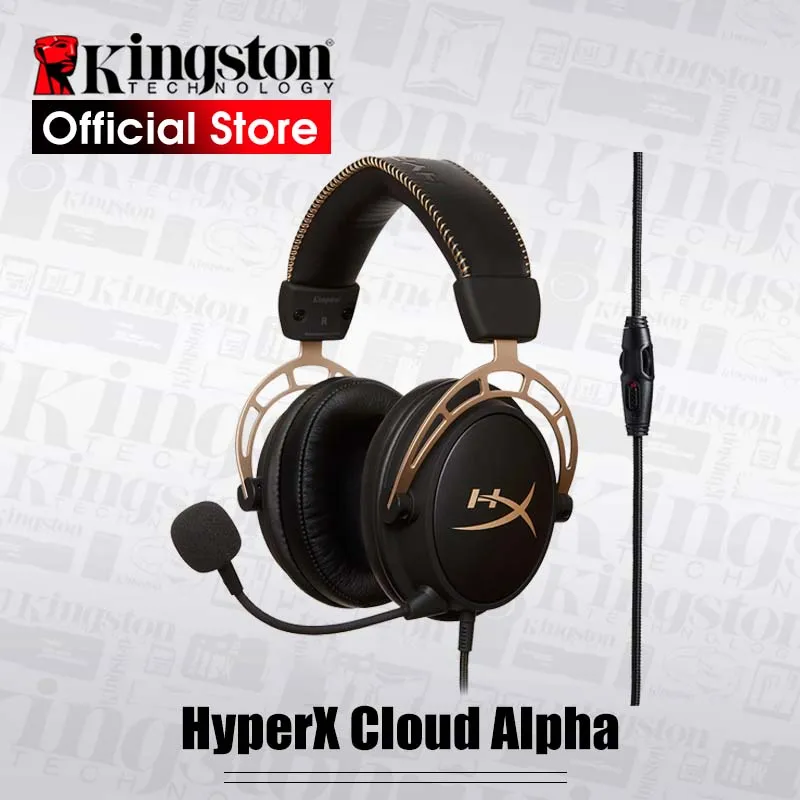 

Kingston E-sports headset HyperX Cloud Alpha Gaming Headset With a microphone For PC PS4 Xbox Mobile