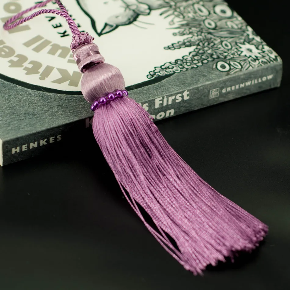 purple Высокое качество 16 см многоцветный хлопок кисточки ремесла ювелирных изделий сумка Подвески DIY кисточки ювелирных изделий Аксессуары фурнитура - Цвет: purple