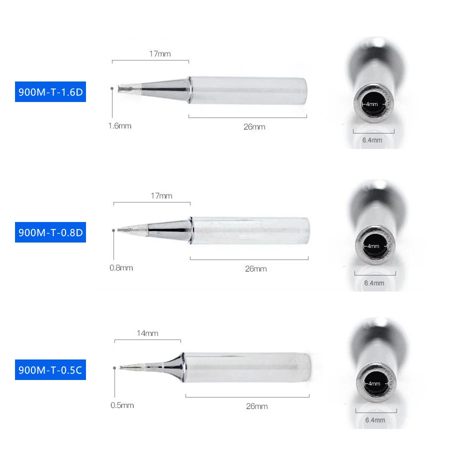 QUICKO 5/10 шт. бессвинцовый припой паяльников 900M-T для HAKKO SAIKE ATTEN AOYUE KADA YIHUA 936/907/942 паяльная станция