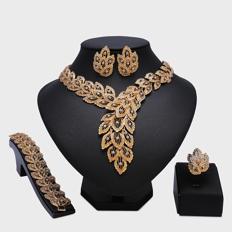 2017 Bridal Gift Nigerian Wedding African Beads Jewelry Set Fashion Dubai Gold Color Jewelry Set For Wholesale customer design 2017 Bridal Gift Nigerian Wedding African Beads Jewelry Set Fashion Dubai Gold Color Jewelry Set For Wholesale customer design