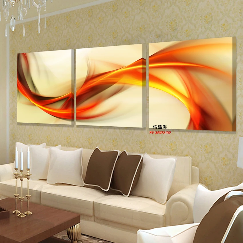 3 Piece modern Still life Paintings Canvas Oil Painting Abstract Modular Picture HD Print Wall Pictures For Living Room no Frame