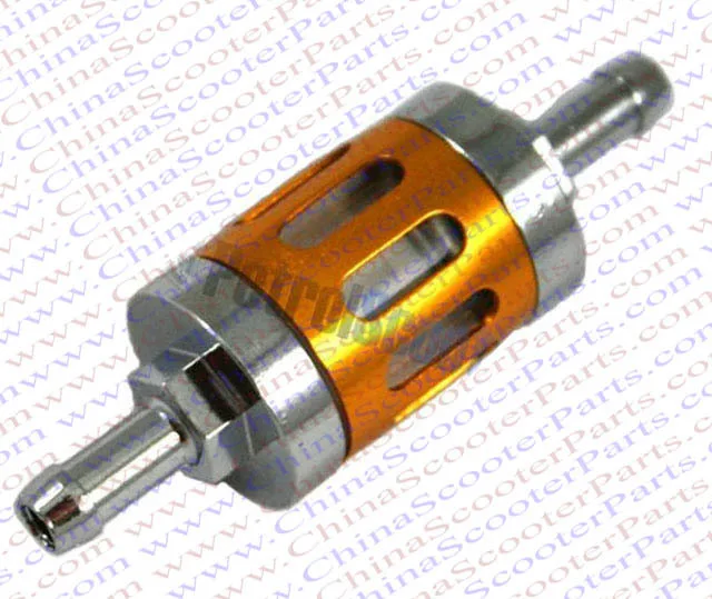 

CNC Aluminum Fuel gas Filter Mini Pocket Dirt bike ATV Quad CRF XR Cruiser Chopper Parts Golden