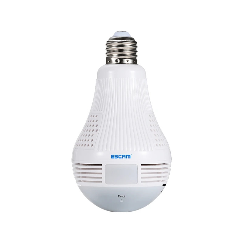 

ESCAM 960P Bulb WIFI IP Camera 360 Degree Fisheye Panoramic Camera Security CCTV Wireless Camera H.264 Infrared Motion Detection