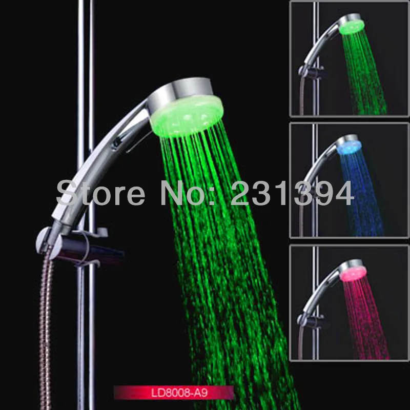 CY8008 A9 Automatic LED Smart Shower Hand Held Head Water Temperature