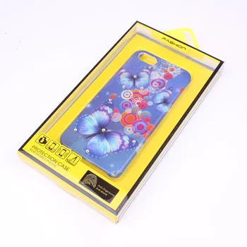

2016 Universal Mobile Phone PVC Package Box Retail Packaging Box For mobile phone shell iphone 6S/6S plus 1000pcs/lot free ship
