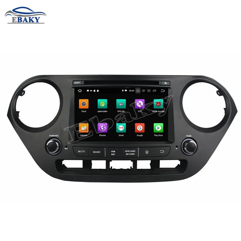 Sale NaviTopia 7inch 4GB RAM 64GB ROM Octa Core Android 9.0 Car DVD Player For HYUNDAI  I10 2014-2015/GPS 2