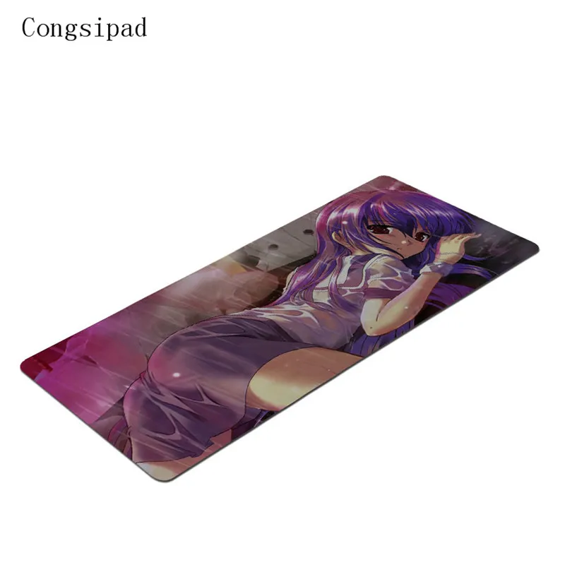 No Lock Edge 30x90cm Congsipad японский аниме коврик для мыши фиксирующий Край Большие коврики для мыши для компьютера ноутбука коврик для мыши компьютерный стол коврик - Цвет: No Lock Edge 30x90cm