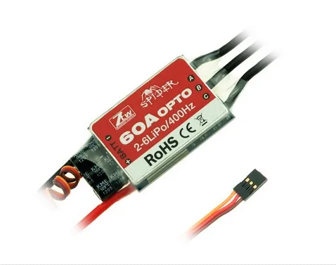 

Hobbywing Tewei Series 60a OPTO 3-6S Speed Controller for Drone