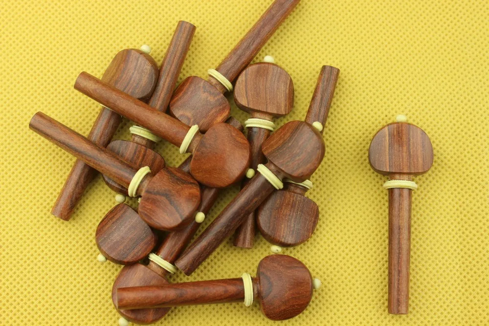 8pcs high quality new rosewood violin tuning pegs 4/4 full size violin