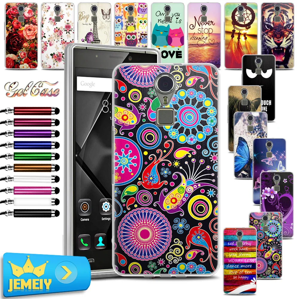 Doogee X5 max X5 X6 F5 Y100X Y100 Pro Homtom HT3 HT7 UV printed phone Silicone TPU Case For Blu dash X2 Energy X2 Tempered glass