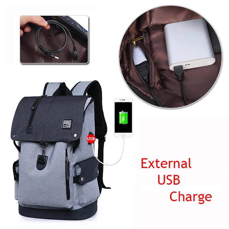 Fengdong новый модный мужской деловой рюкзак с usb зарядкой водонепроницаемая сумка в