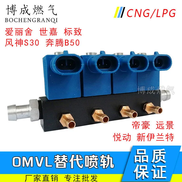 

LPG CNG kits for OMVL Injector rail Gas nozzle Sega Peugeot Pentium Fengshen Emgrand Vision Elantra